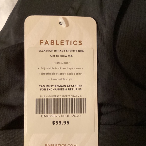 NWT Fabletics Ella High Impact Sports Bra - Picture 3 of 3